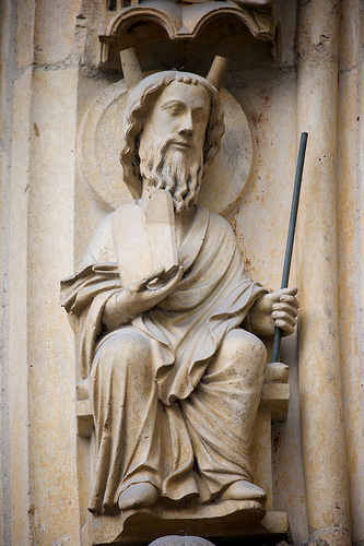 Moses with horns 
