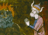 Moses with horns 