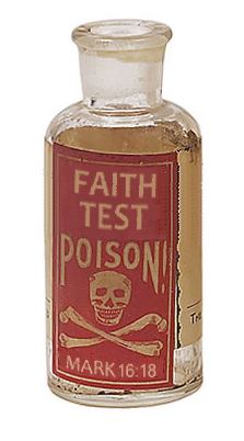 Faith Test Bottle of Poison